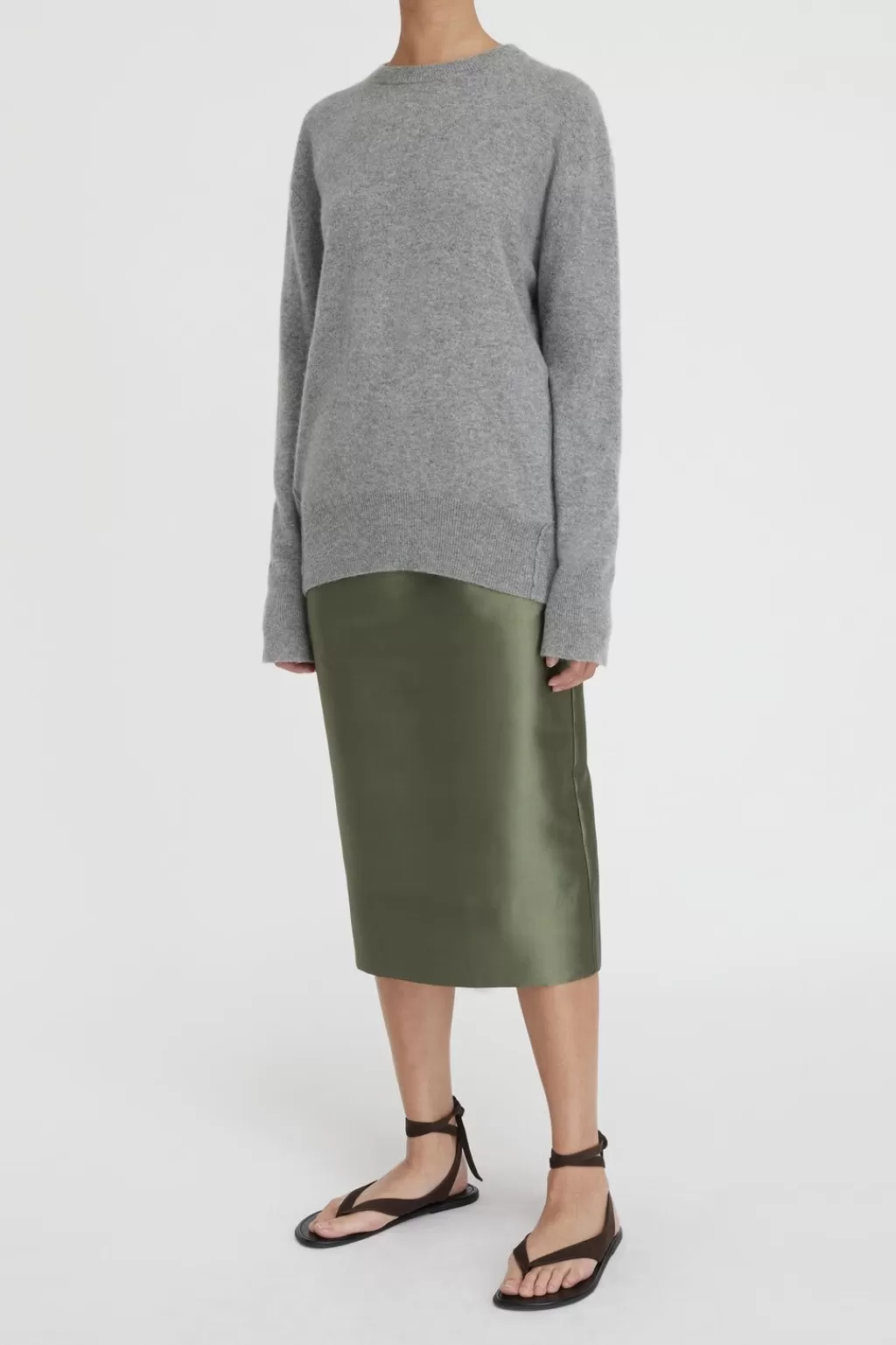 Shop Cashmere Crewneck Women Knitwear And Sweaters