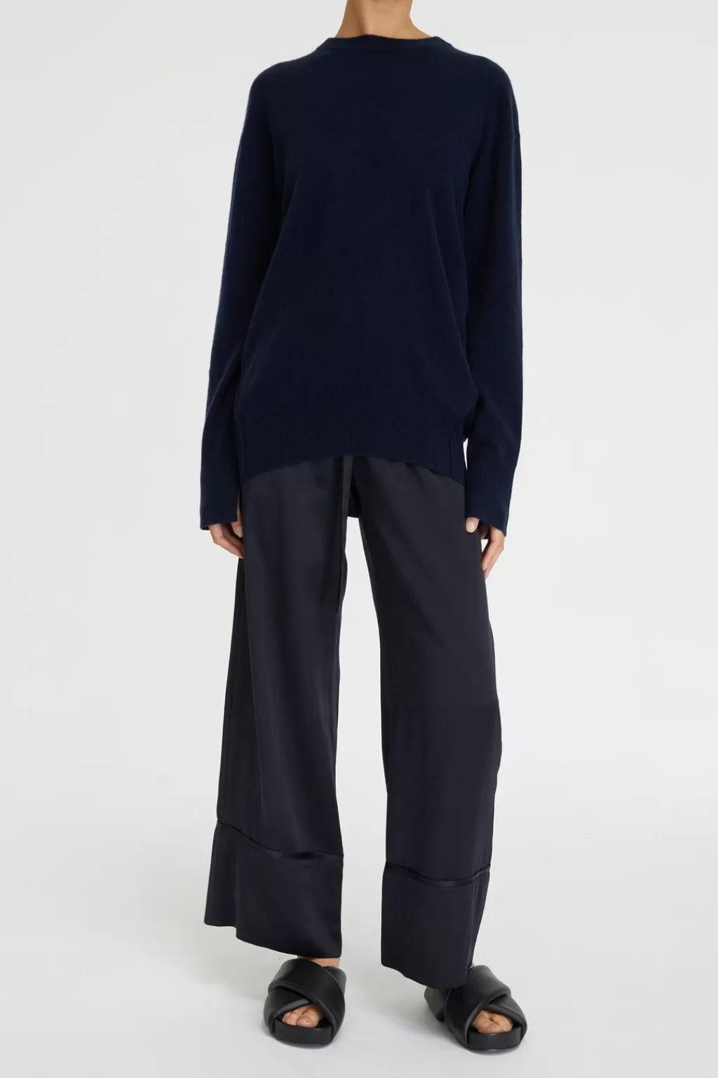 Cheap Cashmere Crewneck Women Loungewear