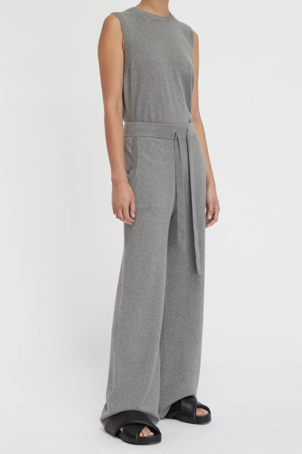 Hot Cotton Cashmere Wide Leg Pant Women Loungewear