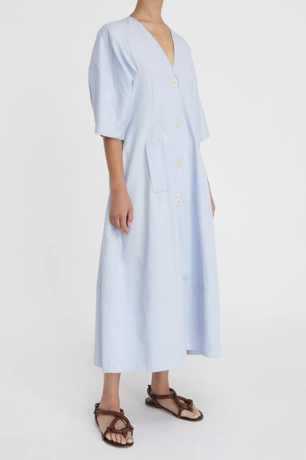 New Georgia Button Down Dress Women Dresses