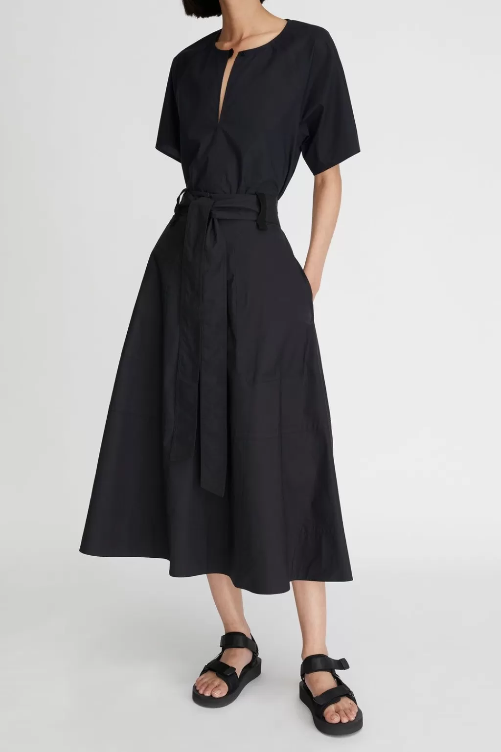 Online Lm Poplin Flare Skirt Women Workroom