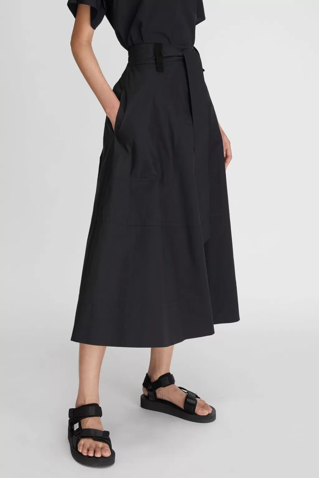 Online Lm Poplin Flare Skirt Women Workroom